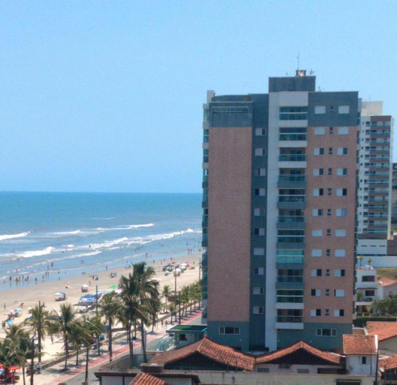 Apartamento Temporada Pe Na Areia Mongaguá Buitenkant foto