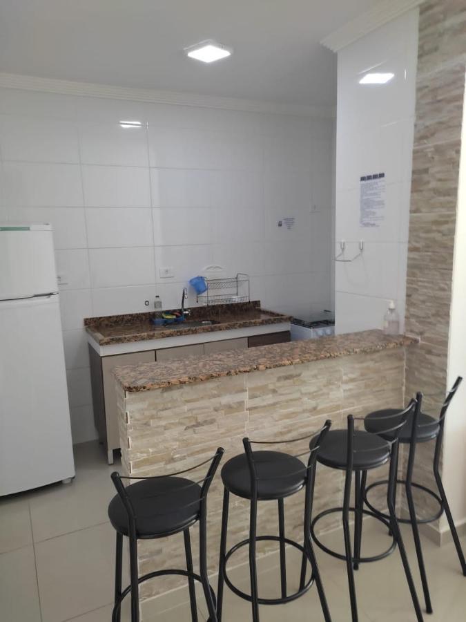 Apartamento Temporada Pe Na Areia Mongaguá Buitenkant foto
